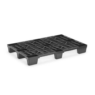 Palet 1200x800x140 mm - plástico, RIM, plataforma abierta, 1000 kg