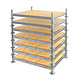 Placa multiplex 1370x1040x9mm - para rack móvil sencillo, usado