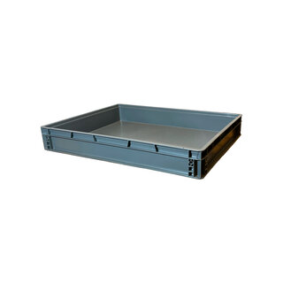 Bandeja apilable Euronorm 800x600x120mm - 45l, cerrada