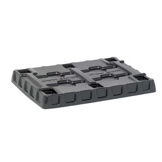 Tapa 820x620x95 mm - plástico, para collares para palets