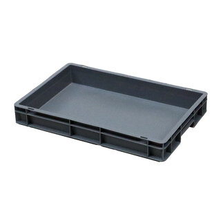Caja apilable Euronorm 600x400x80mm - 15l, cerrada