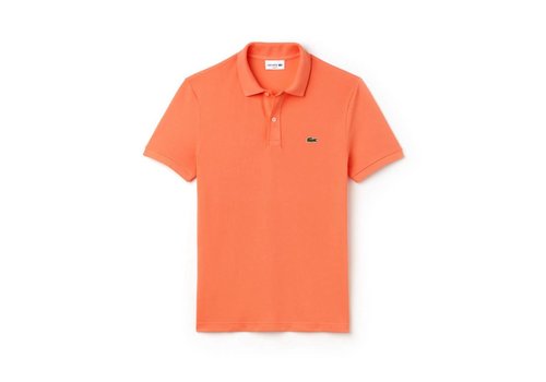 Lacoste LACOSTE SLIM FIT  POLO VAN EFFEN PETIT PIQUÉ PEACH