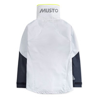 MUSTO SWJK015 BR2 COASTAL JKT FW WHITE/TRNV