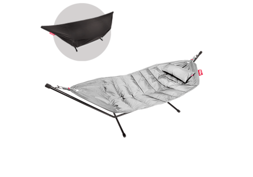 Fatboy Fatboy Headdemock Light Grey DeLuxe met Pillow en Cover