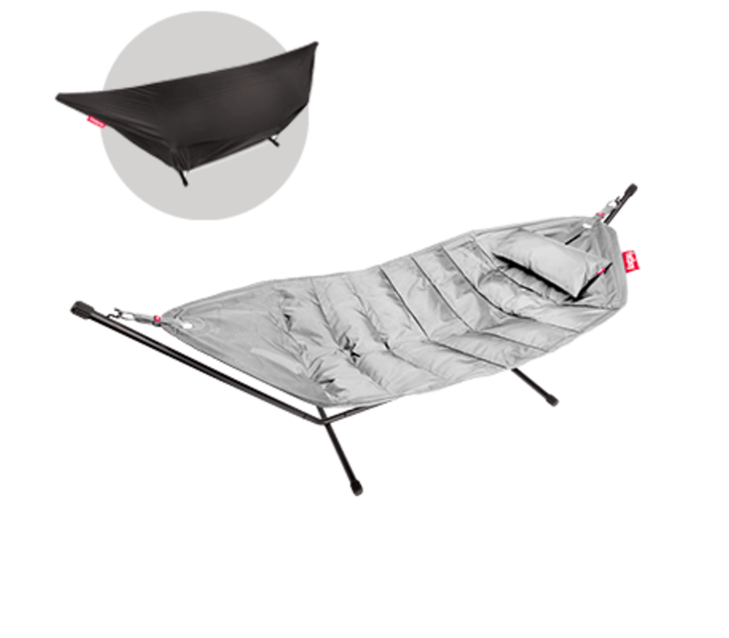 Fatboy Headdemock Light Grey DeLuxe met Pillow en Cover