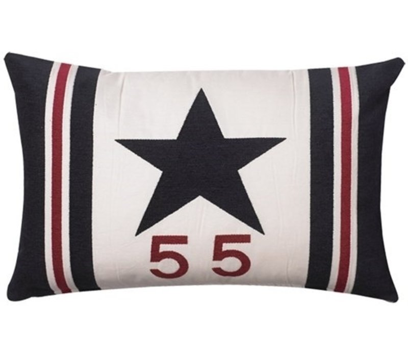 546 - Star 55 Cushion White 45x65cm