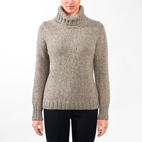  Fisherman out of Ireland FISHERMAN OUT OF IRELAND POLO NECK SWEATER WILDFLOWERS 