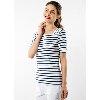 Saint James T-shirt Pleneuf Neige Voyage