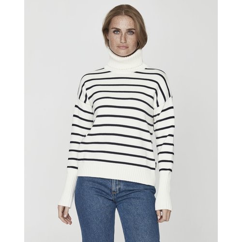  Holebrook Holebrook Dagny Rollneck Off White/Navy 