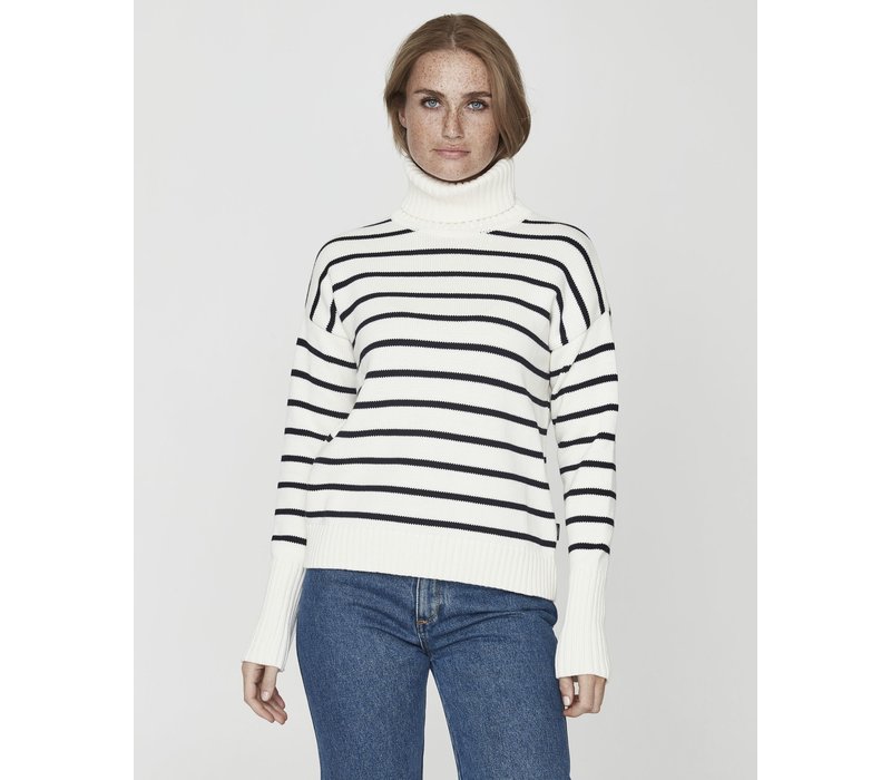 Holebrook Dagny Rollneck Off White/Navy