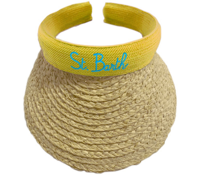 Mc2 Saint Barth Lexi Straw Visor Hat 9131