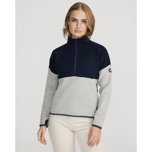  Holebrook Holebrook Vilhelmina T-Neck WP Light Grey Navy 