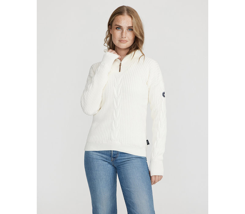 Holebrook Valborg T-Neck WP Off  White