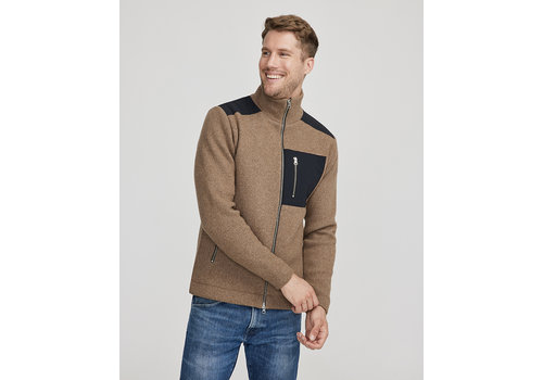 Holebrook Holebrook Wilhelm Fullzip WP Walnut Black