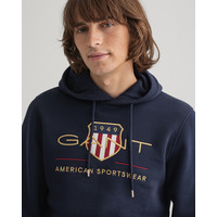 Archive Shield Hoodie Evening Blue