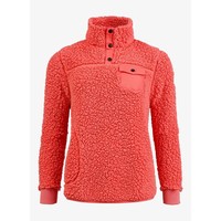 Pelle P Sherpa Sweater Coral Red