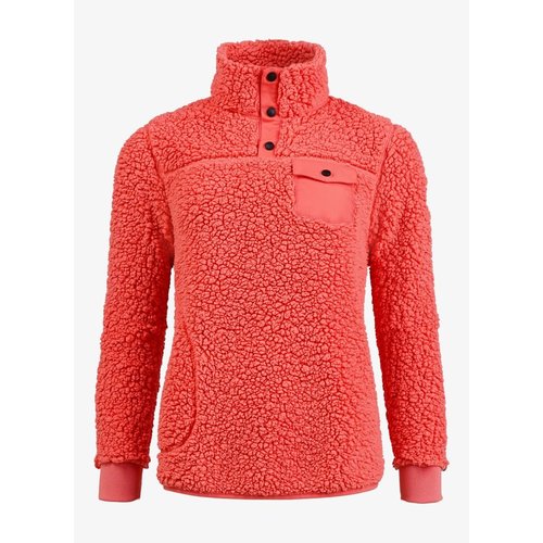  Pelle Petterson Pelle P Sherpa Sweater Coral Red 