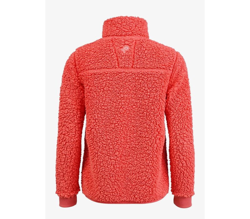 Pelle P Sherpa Sweater Coral Red