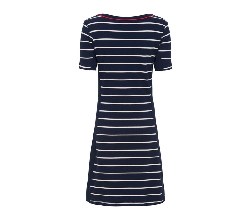 Maggie Dress Navy Pearl