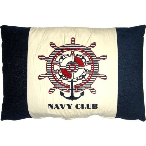  FS Home Collections 839 - Navy Club cushion 50x70 