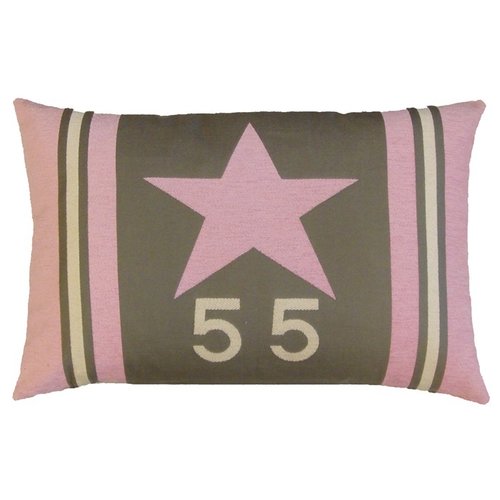  FS Home Collections Star 55 cushion 45x65 grey/pink 