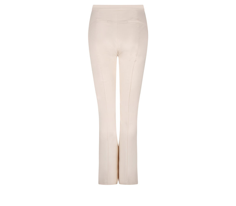 Azumi Cropped Flare Pants Butter Cream