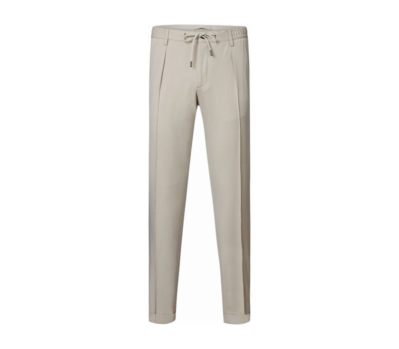 TROUSER SPORTC KNIT BEIGE