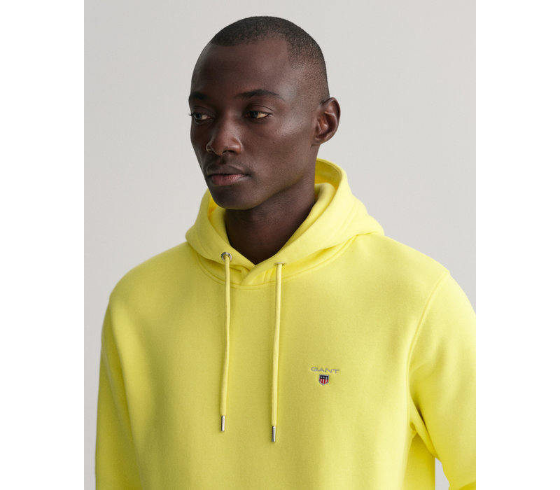 Gant Original Sweat Hoodie Clear Yellow