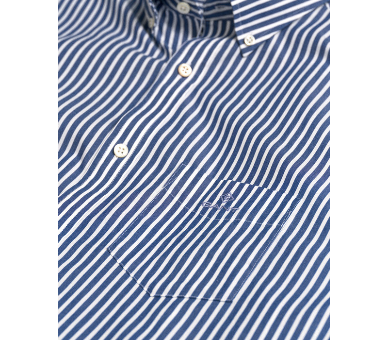 Gant Reg Broadcloth Stripe College Blue