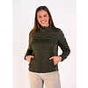 Pelle Petterson Pelle P W Levo Quilted Zip, Khaki Green