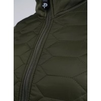 Pelle P W Levo Quilted Zip, Khaki Green