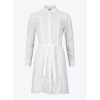 Pelle P W Linen Flare Long Shirt, White