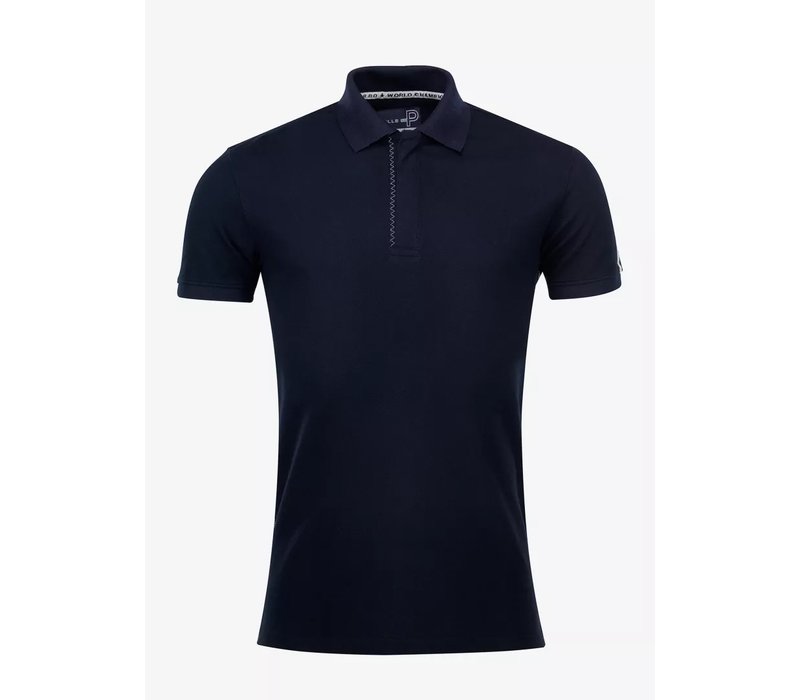 Pelle P Team Polo, Dark Navy Silver