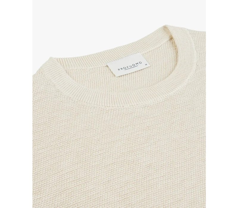 PULLOVER CREW NECK OFF WHITE