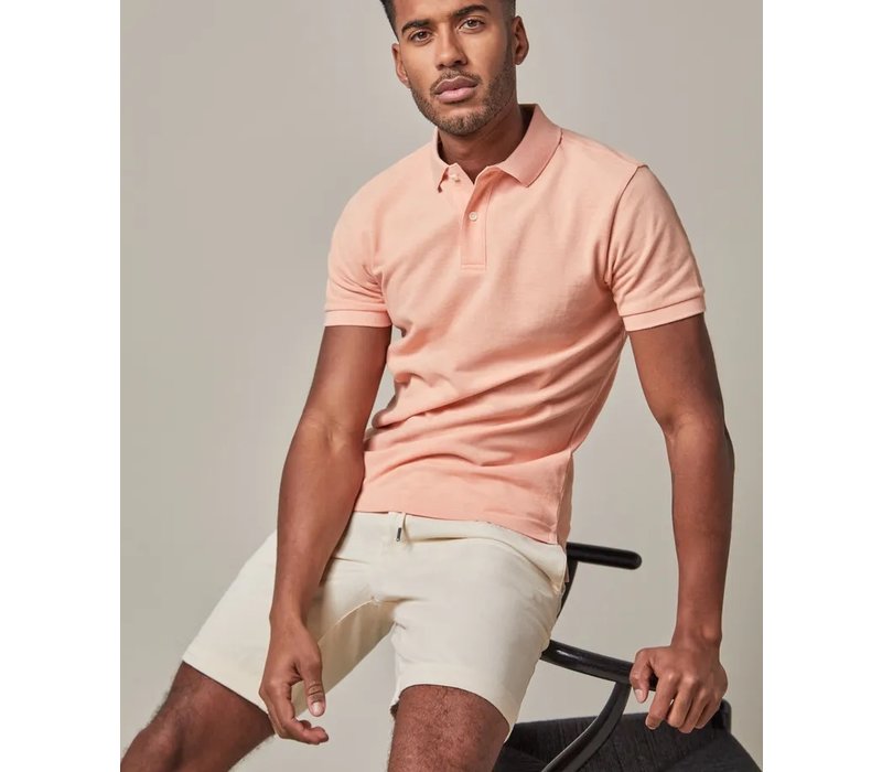 POLO SHORT SLEEVE SALMON