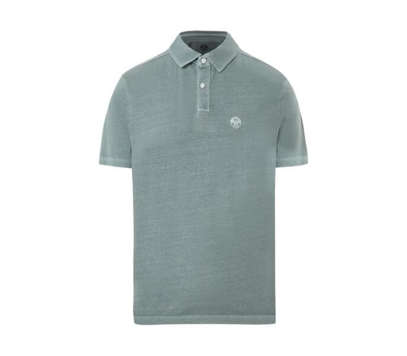 POLO LOGO MILITARY GREEN