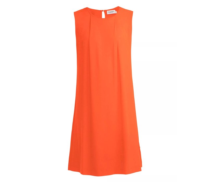 JENNIE WIDE DRESS FLAME ORANGE