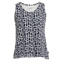 JENNIE TANK TOP SAND/NAVY