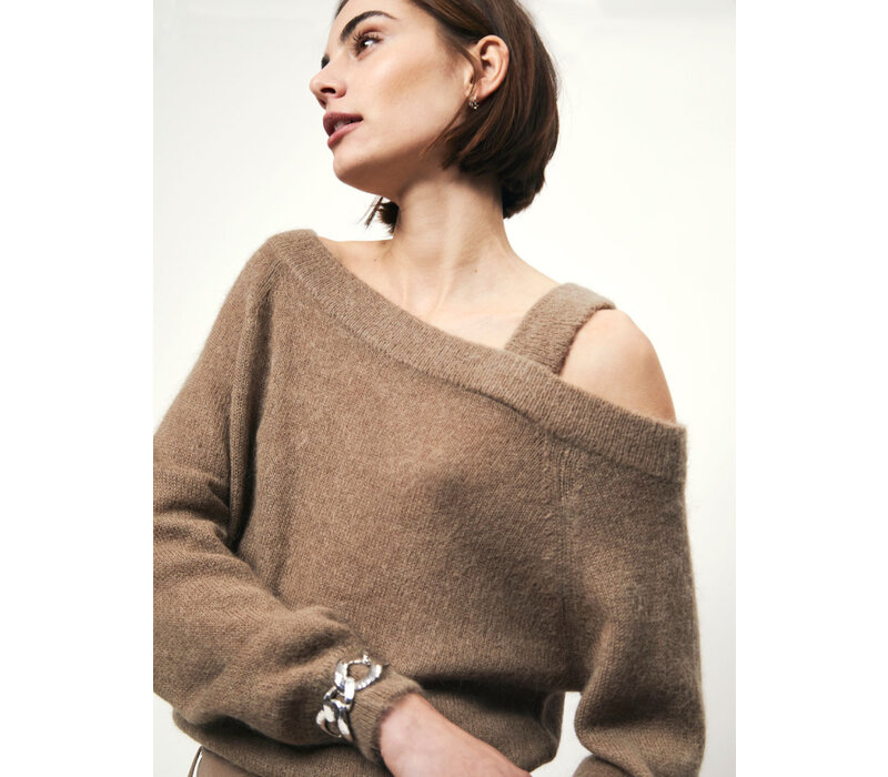 Yonka off shoulder sweater