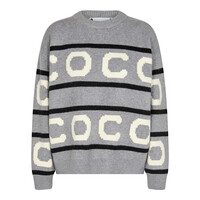 Row CC Logo Knit Grey Black