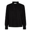 Co’Couture Sueda Frill Shirt Black