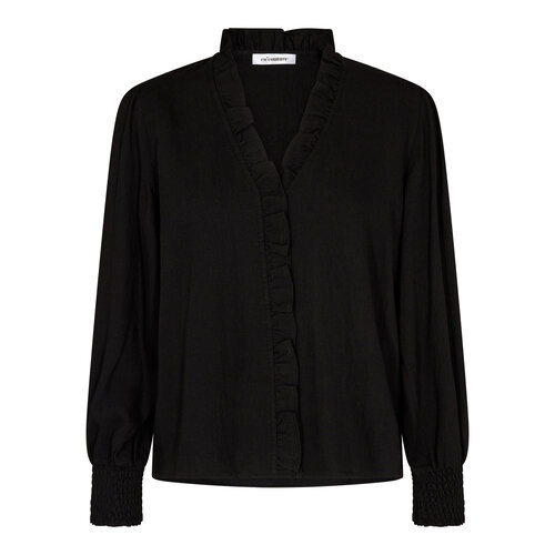  Co’Couture Sueda Frill Shirt Black 