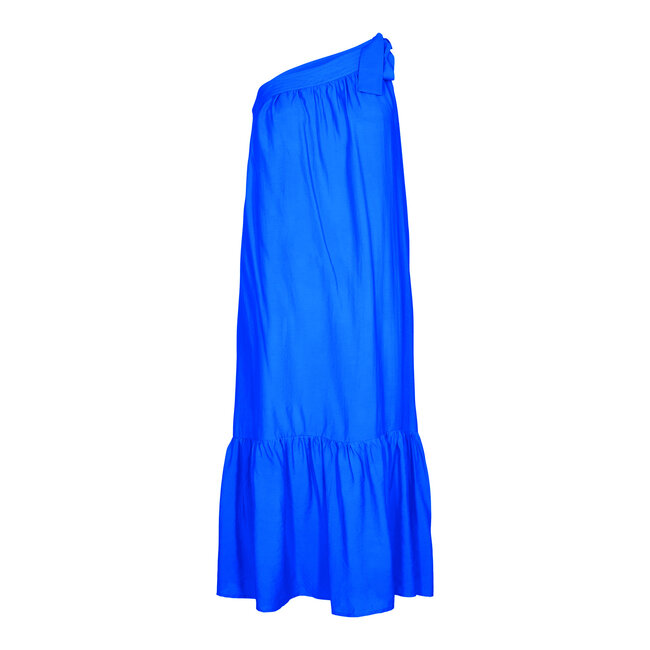 Callum Asymetrical Dress New Blue