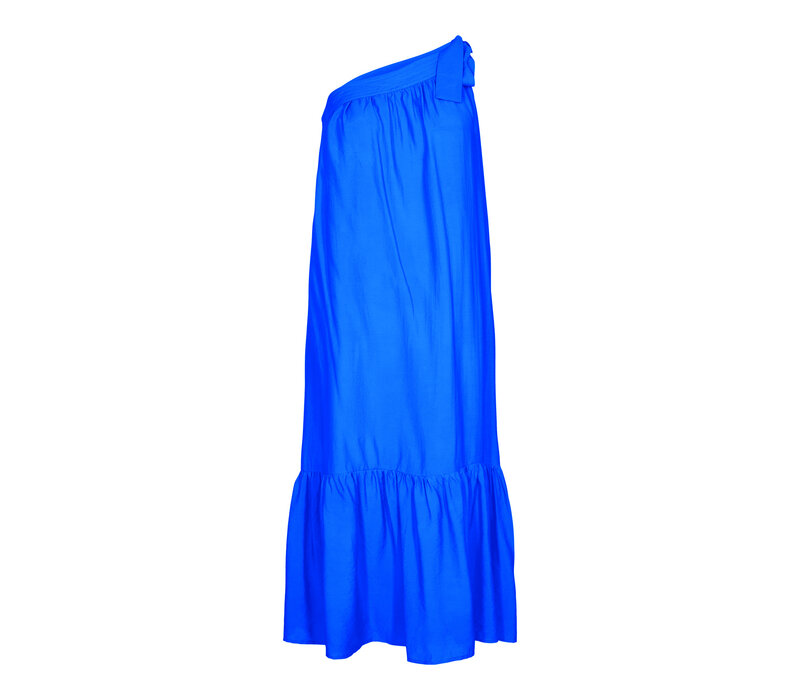 Callum Asymetrical Dress New Blue