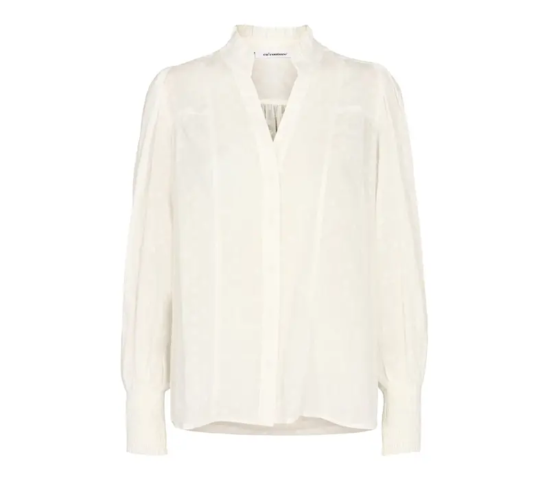 Finley Frill Shirt White