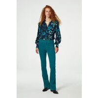 Philo Blouse Black / Keep it Teal