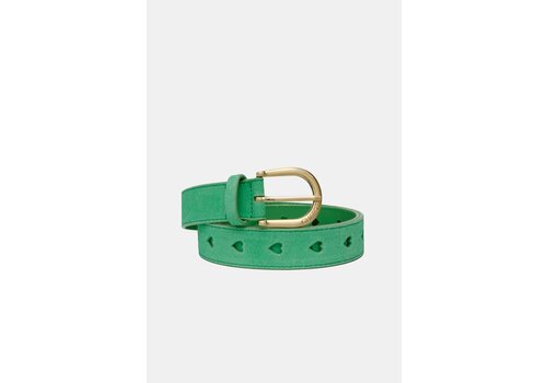 Fabienne Chapot Cut It Out Heart Belt Green Apple