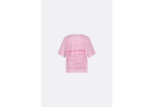 Fabienne Chapot Fay Poem Pink T-shirt Pink Rose