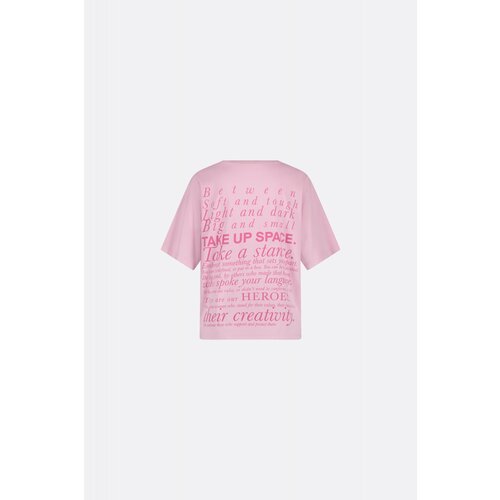  Fabienne Chapot Fay Poem Pink T-shirt Pink Rose 