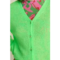 CARDIGAN - Neon Green Green